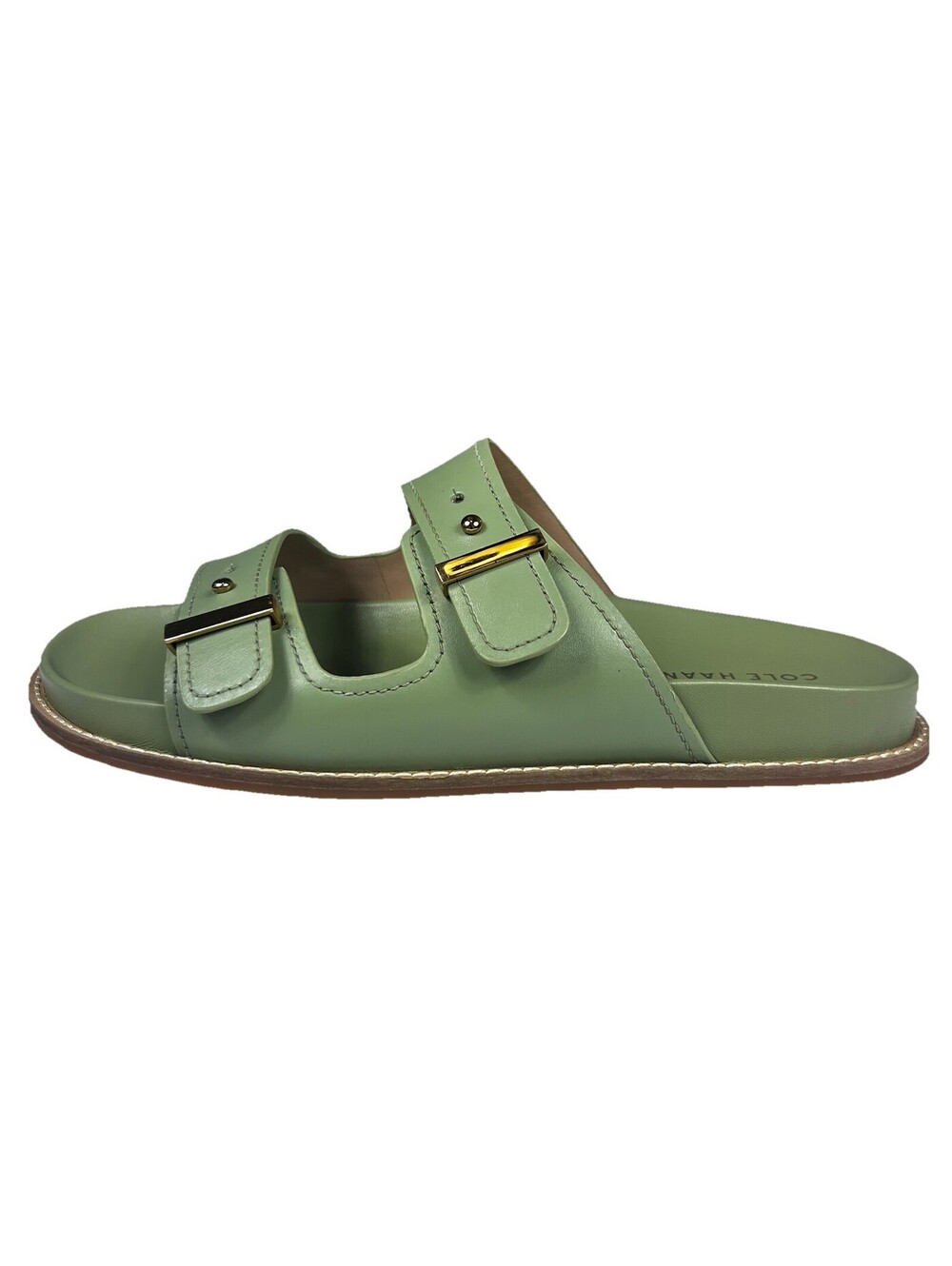 Cole Haan Women's Marisol Footbed Sandal Oil Green LTR Size 6B W31884 New In Box